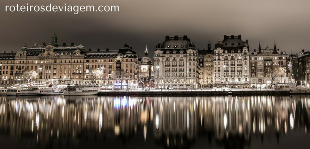 Estocolmo a noite