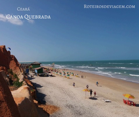 Praia Canoa Quebrada em Fortaleza